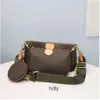 Heuptassen met datumcode dames luxe ontwerpers crossbody tassen portemonnee rugzak handtassen portemonnees kaarthouder tas schoudertas mini 3-delige set 2TRP