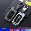 Zinklegeringsbilsnyckelöverdrag för Lexus NX GS RX är ES GX LX RC 200 250 350 LS 450H 300H Nyckelfodral Keychain Keyring Accessories 220259J