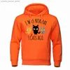 Erkek Hoodies Sweatshirt Ben Narmal 3 Cat's I İSE 3 Küçük Kedi Hoodies Erkek Kişilik Pocket Sokak Giyim Hip Hop Külot Kıyafetleri Polar Sıcak Hoody Malel230920