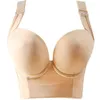 Bras sexig push up bh plus size lingere underkläder kvinnor rosa stora stora damer tråd gratis braltet sömlöst brassiere mode