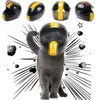 Dog Apparel Funny Pet Helmet Cat Cap Outdoor Anticollision Hat for Dogs Styling Po Motorcycle Props Handsome Cute 230919