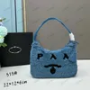 2023 SS Designer Women Reedition 2000 Terry Mini Bag Wool Hobo Bag Axelväska Lyx Kvinnor Plush Päls Purse Cross Body Handbag 1Ne515