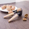 Fruit Vegetable Tools Household shell opener dried fruit clipping walnut zinc alloy nut tongs peeling tools funnel type clips 230919