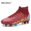 Safety Shoes DREAGLE Men's Soccer Adult High Ankle Football Boots Outdoor Grass Youth Training Sports Ultralight Sneakers 230919