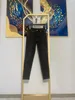 Jeans Femme Designer Skinny Pieds Noir Gris Jean pour Femmes Produits Européens Début Automne Nouvelle Mode Slim Levage Hanche Femmes Crayon Pantalon IDCR