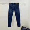 Women's Jeans Designer Hip lifting jean for womens tight fitting European autumn and winter blue slim elastic small foot pencil pants trend AWRP