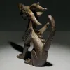 Oggetti decorativi Figurine Vecchio oggetto Piccolo curiosità Cinese Bronzo Animale Unicorno Bestia Kylin Chi-lin Qilin Statua Mascotte Room Decor Accessori per la casa Regalo 230920