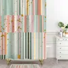 Shower Curtains American Vintage Shower Curtain Waterproof and Anti-mildew Bathroom Partition Curtain Children's Bathroom Shower Curtain Cortina 230920