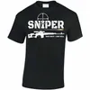 Camisetas masculinas Design exclusivo Sniper One S One Kill Camiseta. Camiseta masculina de algodão de verão manga curta com decote em O S-3XL 230920