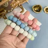 Charm Bracelets Change Color Resin Beaded Women Fashion Pink Green White Sweet Reiki Healing Energy Strand Bangles Girls Jewelry Gifts