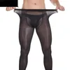 Men's Sleepwear Mans 8D 912 Needle Slumber Party Pantihose Transparent Legging Sexy Underwear U-Shaped Crotch Trouser Breathable Sleep