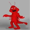 2020 Discount usine Costumes de mascotte de homard rouge personnalisés costumes d'Halloween pour adultes costume de mascotte animale festival fan309T