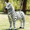 Pluche poppen kinderen gevuld knuffel zwart-wit strip zebra baby kinderen kerst verjaardagscadeau 230919