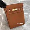 Kaily Luxury Bag Chest 2023 Summer New Fashion One Sholdled Deglique Lychee Pattern Head Lay Cowhide Lock Backle Leather Small Square 7orb