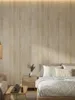 Tapety naśladowanie drewna tapeta bez tkaniny homestay dom domowy dekoracja salonu sypialnia el