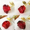 Décorations de Noël de grande taille Rose de cristal pour la fête des mères Petite amie Faveurs de mariage Fleur artificielle avec boîte-cadeau Ornement de maison romantique 230919