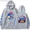 Felpe con cappuccio da uomo Felpe Akaza Anime Cosplay Felpa con cappuccio Demon Slayer Stampa Con cappuccio da uomo Cool Harajuku Pullover Felpa Nuovi vestiti autunno inverno SudaderasL230920