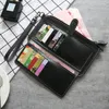 Wallets Multifunctional Fashion Women's Wallet 2023 PU Leather Long Multi-card Position Clutch Buckle Zipper Student