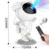 Noviteiten Sterrenstelsels Projector LED-nachtlampje Sterrenhemel Astronaut Porjectors Lamp voor decoratie Slaapkamer Kamer Decor Kinderen 230919