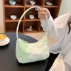 Evening Bags Canvas Handbag For Women Large Tie Dye Shoulder Crossbody Bag Fashion Female Casual Shopper Purses 2023