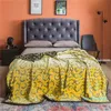 Light Luxury Duplex Printing Flannel Double Layer Combination Felt Cross-Border Blanket