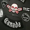 Nouveaux patchs hors-la-loi brodés en fer sur Biker Nomads Canada pour la veste de moto, gilet, vieux patch hors-la-loi badg260t