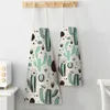 Aprons Cactus Plants Green Leaves Pattern Kitchen Home Cooking Baking Shop Cotton Linen Cleaning Apron334I