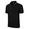 Men's Polos Business Polo Short Sleeve Under The Spread Of T Shirt Work Clothes Advertising Custom Logo Pattern Simple Casual Top