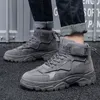 Botas masculinas botas táticas militares botas de combate ao ar livre caminhadas sapatos de inverno luz antiderrapante botas de tornozelo deserto 230920