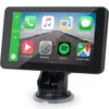 9 inç Araba Video Taşınabilir Kablosuz Carplay Monitörü Android Otomatik Stereo Multimedya Bluetooth Navigasyon, Arka Kamera 236C ile