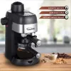 Máquina de fazer café expresso e cappuccino Brentwood GA-134BK GA-134BK com 4 xícaras de aço inoxidável