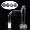 Beracky Full Weld Beveled Edge Contral Tower Smoking Quartz Banger With Dichro Glass Terp Pearls 16mmOD Seamless Welded Nails For Water Bongs Rigs