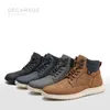 Boots Decarsdz Winter Boots Autumn Shoes Comfy Casual Boots Lace-Up Classic Original Leather Fashion Walking Shoes Men Boots 230920