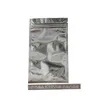 12 20 cm ciepło Uszczelkalne przezroczyste Mylar Plastikową torbę na zamek błyskawiczny Pakiet detaliczny srebrny aluminiowy gatunka spożywcza zamek błyskawiczny