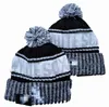 White Sox Beanies Cap Chicago Wool Warm Sport Knit Hat Hockey North American Team Striped Sideline USA College Cuffed Pom Hats Men Women