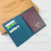 최고 품질 디자이너 여권 홀더 여권 케이스 Cowskin Short 지갑 여성 지갑 카드 홀더 패션 가방 일련 번호 먼지 가방 상자