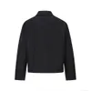 High Street Trendy Vibe Style Simple Polo Neck Zipper Short Jacket Coatn12y