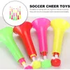 Andra evenemangsfestleveranser 6 PCS Ball Game Cheering Props Kids Telescopic Horn Toy Soccer Toddler Music Toys Trumpet Trumpet Portable Funny 230919