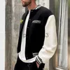 Herrenjacken Herren Baseballjacke Schwarz Grün Lässige Übergroße Jacken Oberbekleidung Männer Frauen Hip Hop Streetwear MG220430 x0920