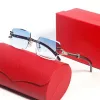 Zonnebril Heren Brillen Mode Gradiënt Zonnebril Eenvoudig Groot Vierkant Gouden Frame UV400 Strand Rijden Sport Show Zonnebril