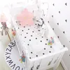 Prinses roze 100% katoenen babybeddengoedset pasgeboren babybeddengoed voor meisjes jongens wasbaar wiegbeddengoed 4 bumpers 1 vel 2244v