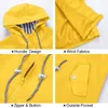 Sweats à capuche pour femmes Sweatshirts Camping veste de pluie femmes fermeture éclair imperméable veste de pluie couleur dames en plein air alpinisme chasse imperméables grande taille S-5xl 230920