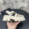 Sandalen Designer Plattform Damen Sommer 2023 Gladiator WeißCasual Motion Wedges Vintage Römische Schuhe Größe 35-41