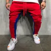 Autumn New Men High Street Sweetpants Spodnie Męskie paski Mężczyzna Hip Hopowe spodnie dresowe spodnie do joggerów Streetwear M-3XL3419