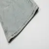 Gaojie Modemerk Vibe Feng Shui Wash Line Design Micro Hoorn Gesplitst Slim Fit Jeansjux2
