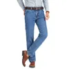 Mäns jeans män affärer klassisk vår hösten manlig bomull rak stretch märke denim byxor sommaröverträffar smala passformbyxor 230919