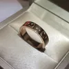 2021 New Couple Band Rings Gold Rose Platinum Three Colors Available Fashion Party Wedding Simple Jewelry Unisex218v