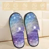 Hausschuhe Winter Slipper Frau Mann Flauschig Warm Magic Zodiacs Kreis Hausschuhe