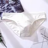 Cuecas masculinas de algodão confortável respirável triângulo calcinha baixo-rise sexy u convexo bolsa briefs roupa interior amigável à pele