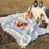 Blanket Knitting Picnic Throw Blanket Outdoor Mat Soft Sofa Towel All Inclusive Couch Slipcover Dustproof Tablecloth 230920